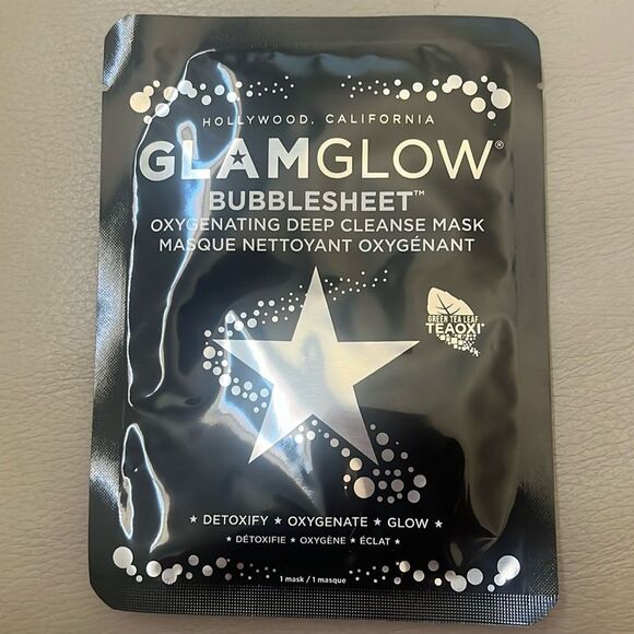 Glamglow Bubblesheet Oxygenating Deep Cleanse Mask - 1 Pc Mask - Picture 1 of 3
